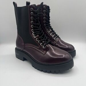 Torrid Plus Size 8WW Lace -Up Combat Bootie Boots